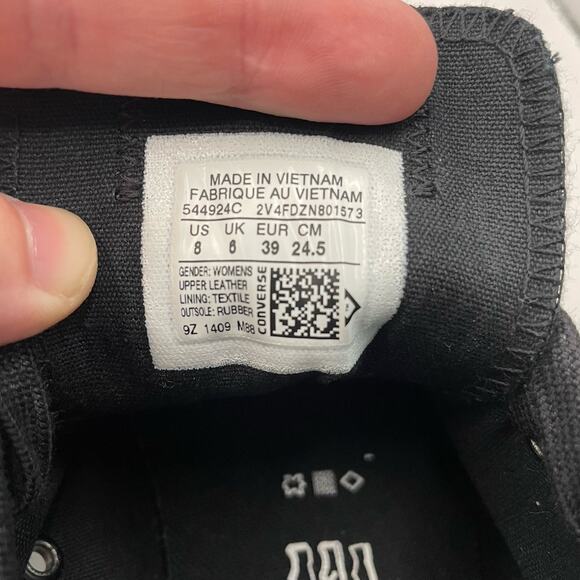 Converse All-Star 544924C Grey Metallic Low Top Women’s Sneakers Size 8 - Picture 6 of 9